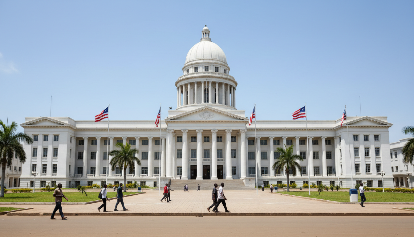 Liberian Capitol Building in Monrovia